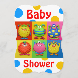 Monster Baby Shower Invitation