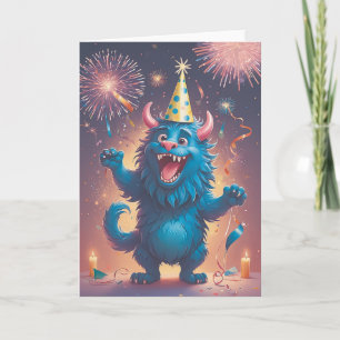 Monster Bash Birthday Card
