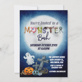 Monster Bash Invitation