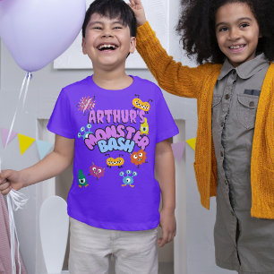 Monster Bash Kids Halloween party outfit Alien T-Shirt