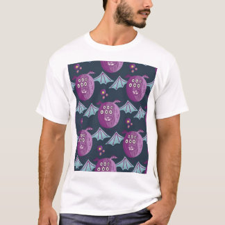 Monster Bats: Cute Cartoon Vintage T-Shirt