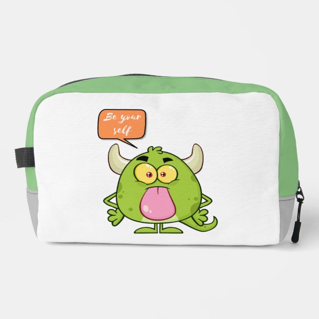 monster, be yourself dopp kit (Front)