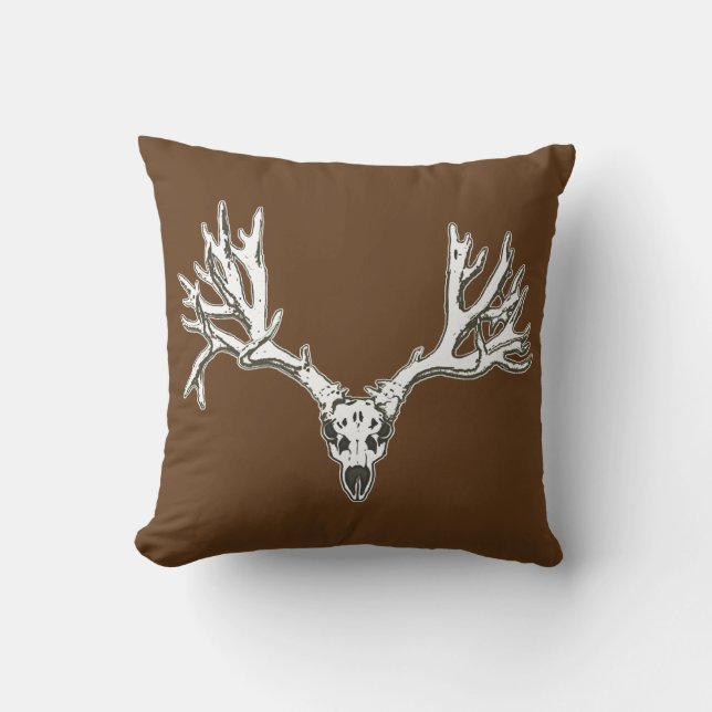 Monster buck deer skull cushion (Front)