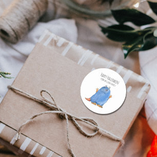 Monster Candy Happy Halloween  Classic Round Sticker