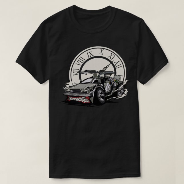 MONSTER CAR TIME MACHINE T-Shirt (Design Front)