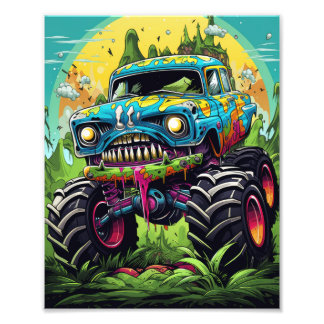Monster Cars Photo Print