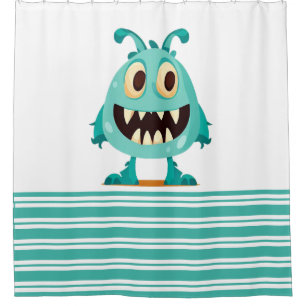 Monster/Cartoon/alien Shower Curtain