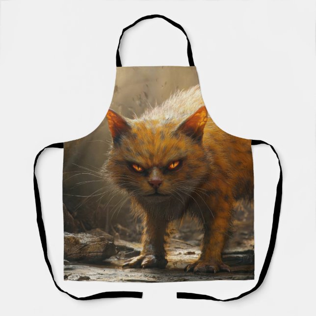 Monster cat  apron (Front)