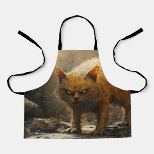 Monster cat apron