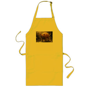 Monster cat long apron