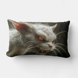 Monster cat lumbar cushion