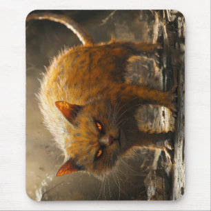 Monster cat mouse pad