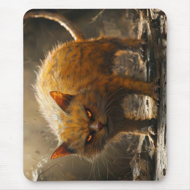 Monster cat  mouse pad (Front)
