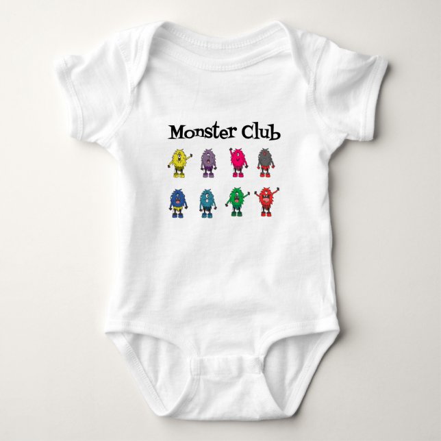 Monster Club Baby body suit Baby Bodysuit (Front)