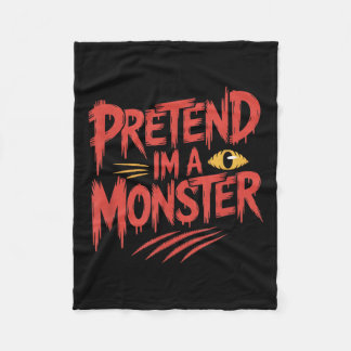 Monster Costume  Fleece Blanket