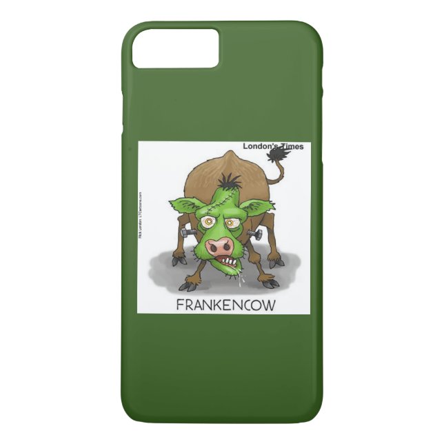 Monster Cow Funny Phone Cases by Rick London (Back)