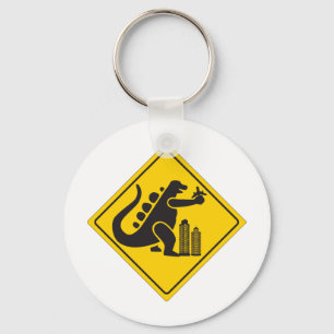 Monster Crossing Key Ring
