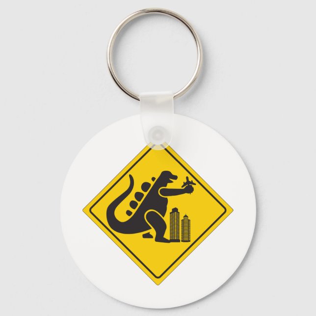 Monster Crossing Key Ring (Front)
