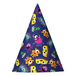 Monster Cute Funny 1st Birthday Party Theme Party Hat