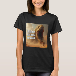Monster Dentist Sticker T-Shirt