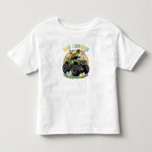 Monster Dino Truck Easter Adventure Toddler T-Shirt