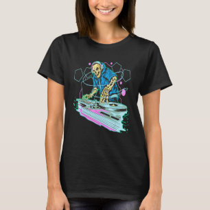 Monster Dj Zombie Halloween Party Men Music T-Shirt