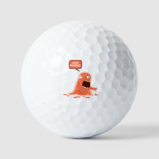 monster eat people golf balls (Front)