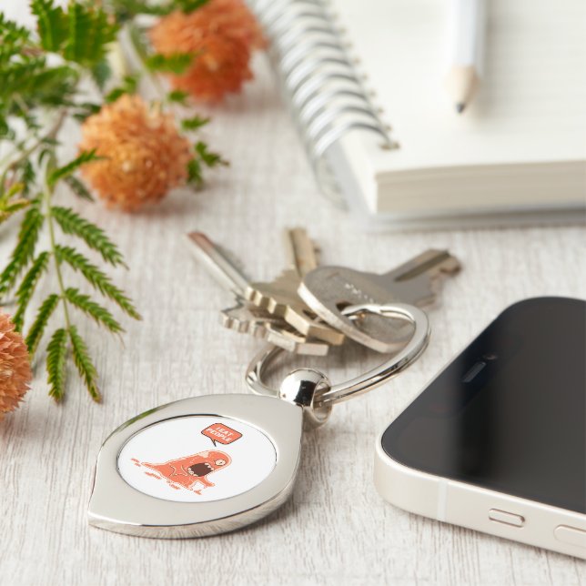 monster eat people key ring (Side)