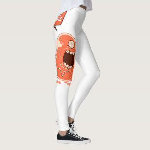 monster eat people leggings