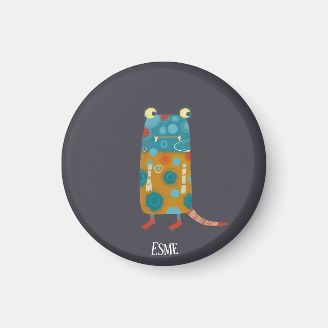 Monster Esme Custom Name Magnet (Front)