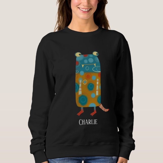 Monster Esme Custom Name Sweatshirt (Front)