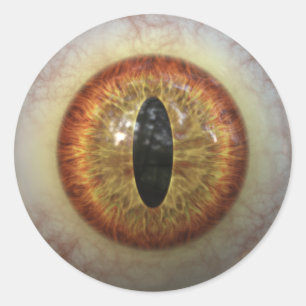 Monster Eye Classic Round Sticker