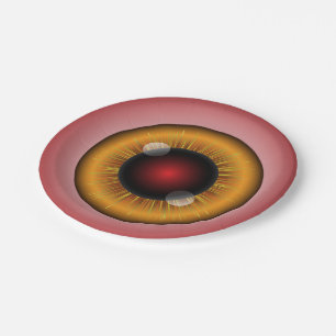 Monster Eyeballs Paper Plate
