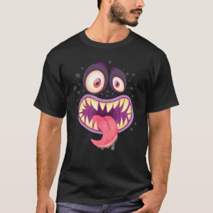 Monster Face Costume Halloween Kids Adults 15 T-Shirt