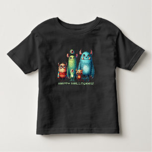 Monster Family - Happy Halloween! Toddler T-Shirt