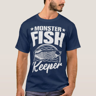 Monster Fish Keeper Fishkeeping Aquarist Aquarium  T-Shirt