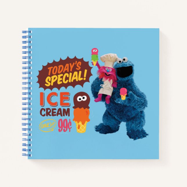 Monster Foodies | Today's Special Notebook (Front)