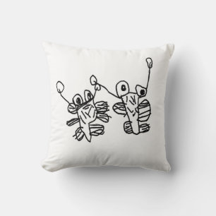 Monster friends cushion