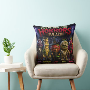 Monster fruit pillow/fruit monsters cushion/spooky cushion