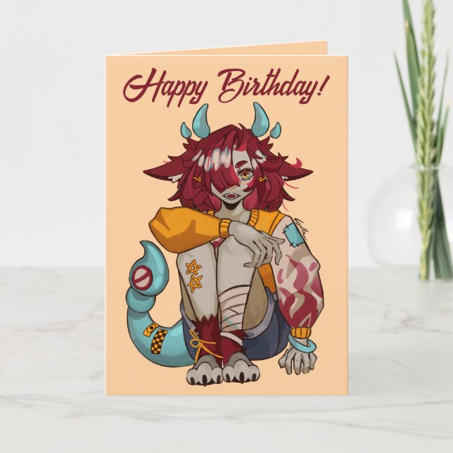 Monster girl VTuber Card (Front)