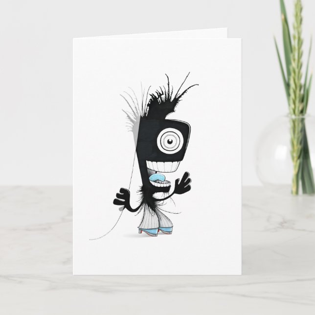 Monster Greeting Card (Front)