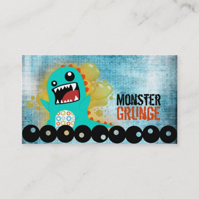 Monster Grunge Business Cards (Front)