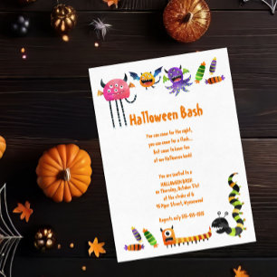 Monster Halloween Bash Invitation