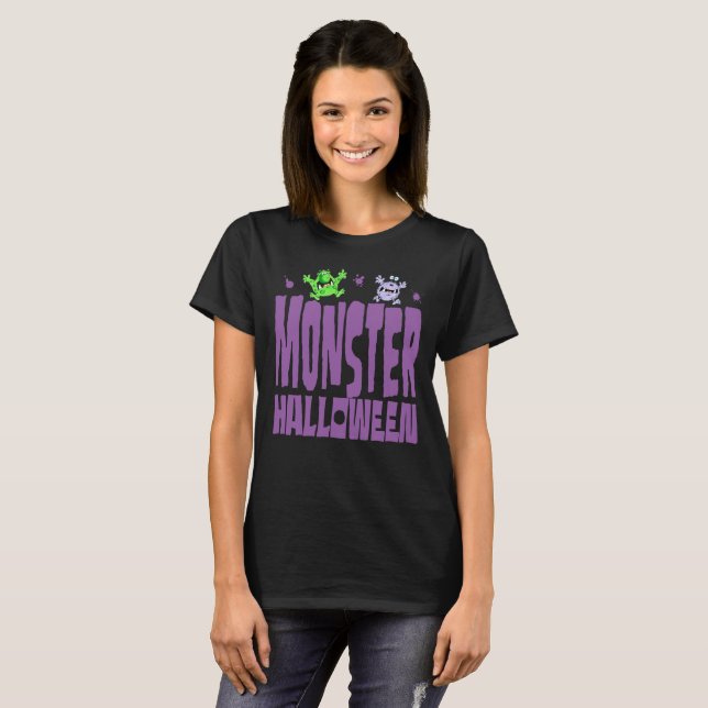 Monster Halloween!!! T-Shirt (Front Full)