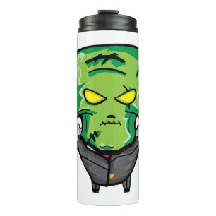 monster halloween thermal tumbler