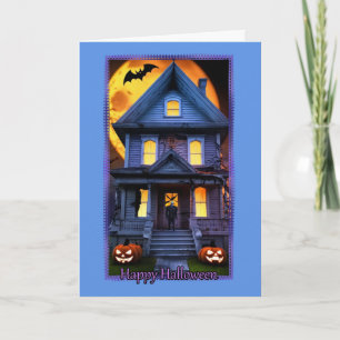 Monster House Halloween Card