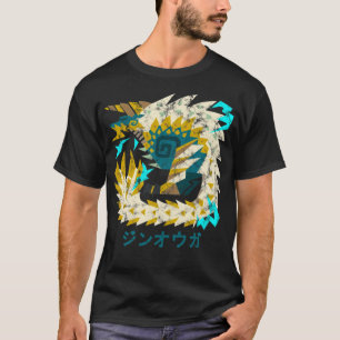 Monster Hunter World Iceborne Zinogre Kanji Icon T-Shirt