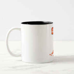 monster, i eat people Two-Tone coffee mug