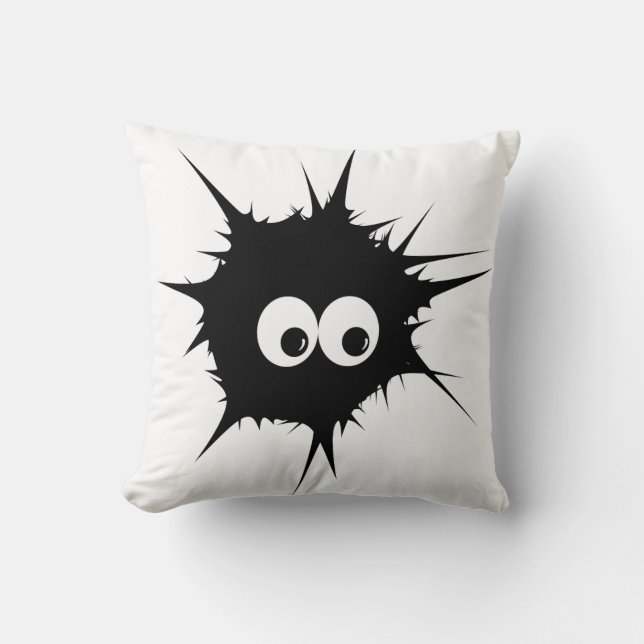 Monster in black cushion (Front)