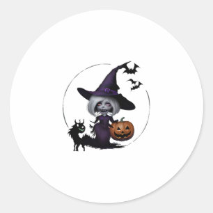 Monster In Halloween Sticker